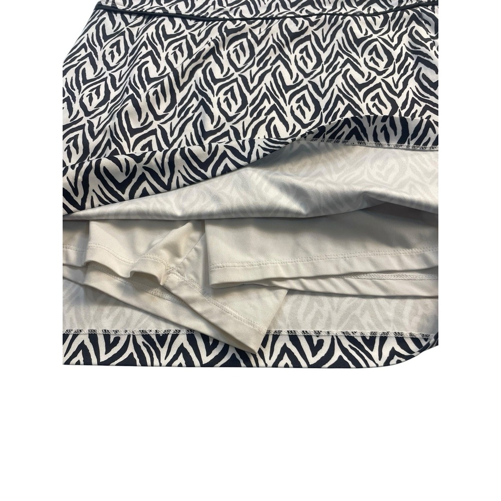 gg blue women golf skort Size Medium Black-And-White Design - Picture 5 of 7